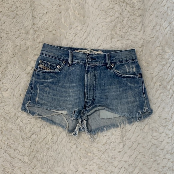 Vintage Diesel Cut-Off Denim Shorts - Picture 3 of 11